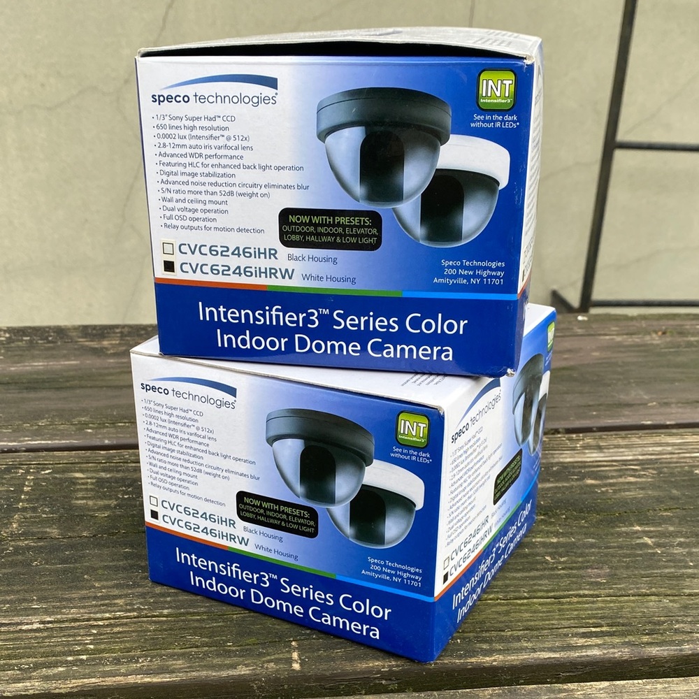 Two new indoor dome cameras.
Speco Technologies